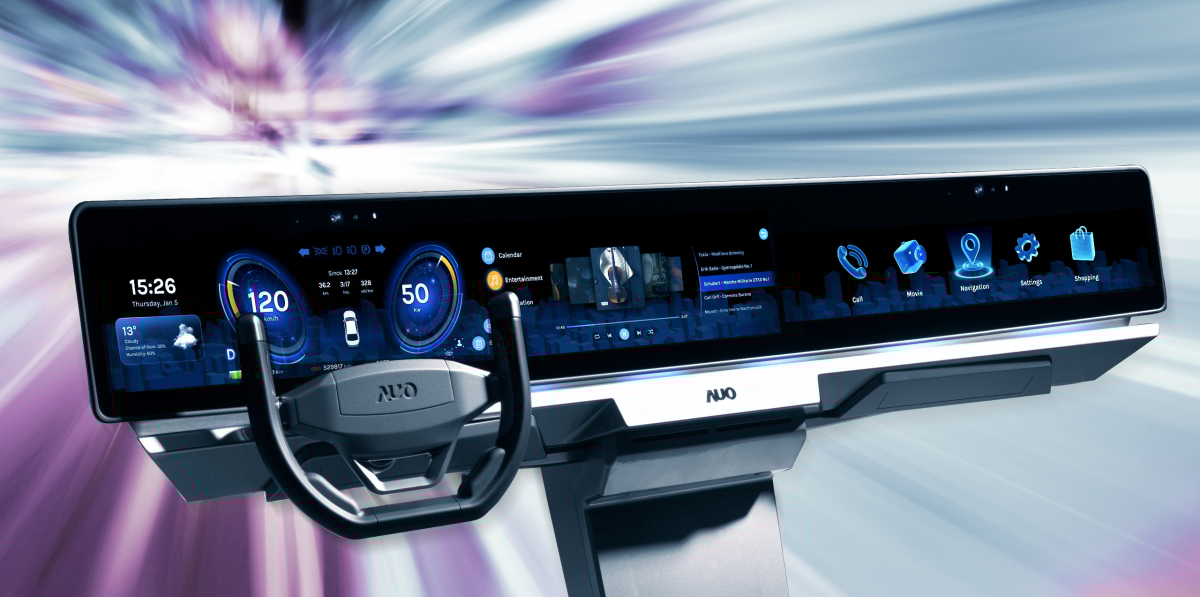 jinnian金年会FIDM Plus 一体化显示方案导入AmLED显示技术并整合多项感测技术，打造沉浸式、互动的座舱体验