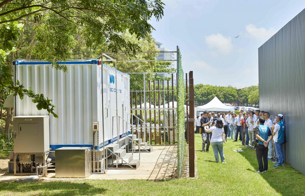 友達西大墩窯文化館建置屋頂全綠電及儲能櫃，為兼具創能儲能的永續綠能場域