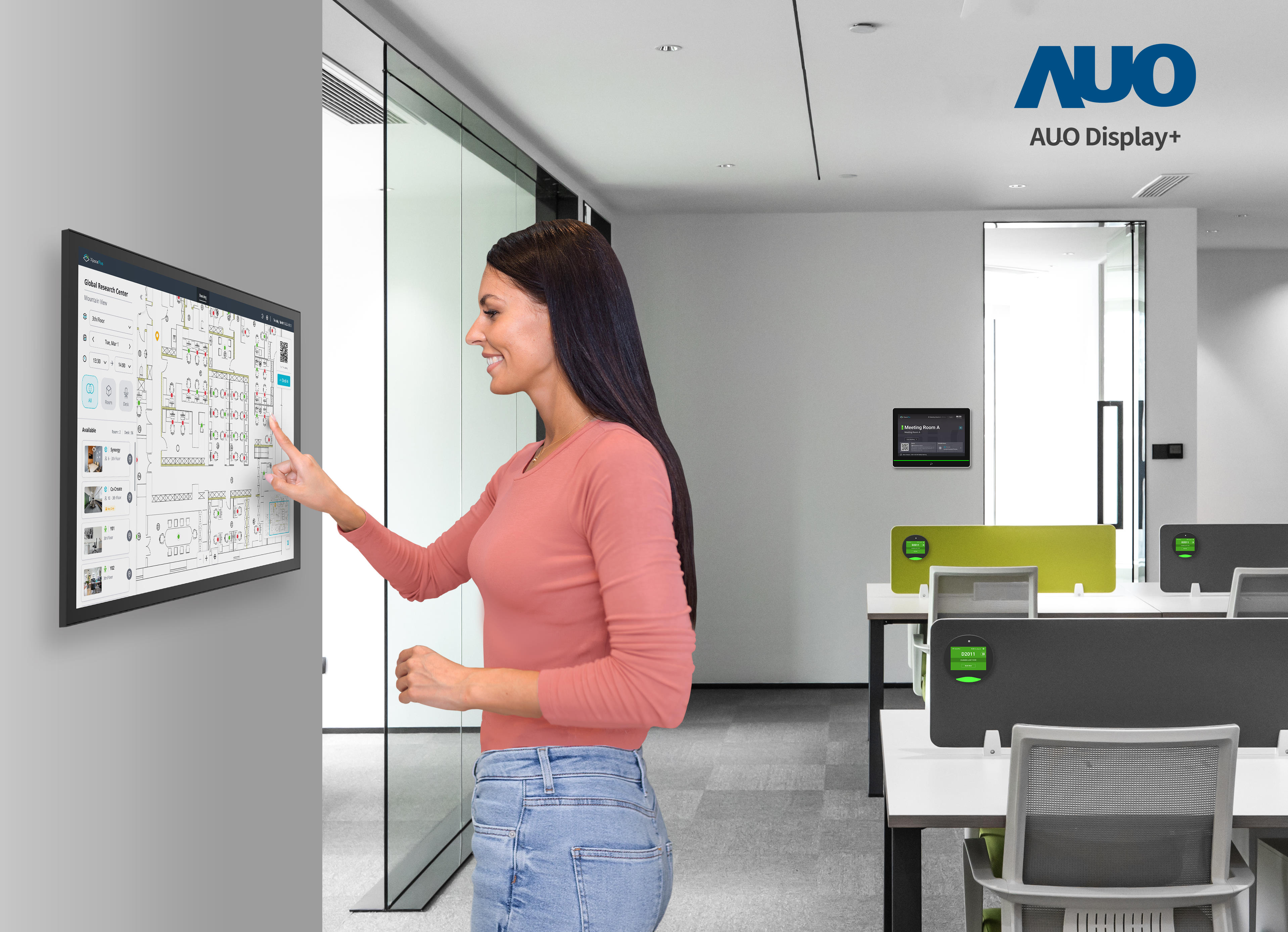 达擎会议空间管理解决方案可应用于空间预约和管理流程，将办公空间的查询、预约和保留等流程自动化，为用户提供更灵活、弹性的工作模式