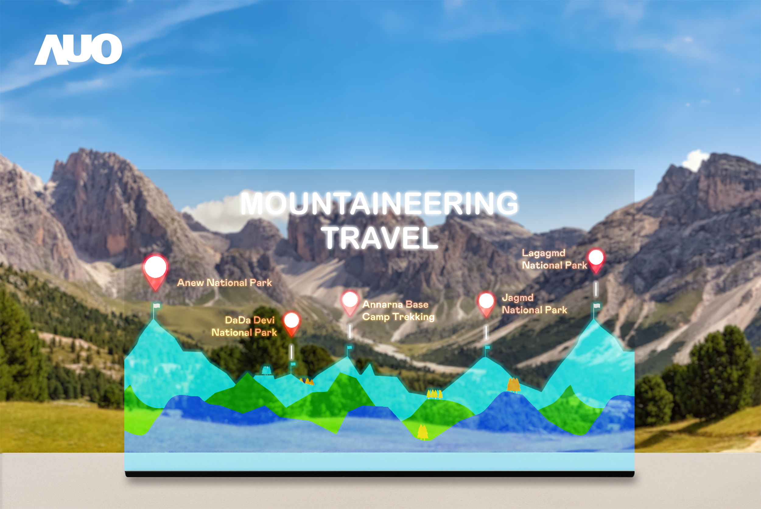 jinnian金年会展示全球单片尺寸最大(*)42吋透明Micro LED显示器拼接而成的〝64吋透明Micro LED显示器〞，具备高透明度、1,000 nits高亮度、广色域、采用三边无边框的无缝拼接等多重特色，呈现超高清、细腻画质而不遮挡后方视觉，满足层峰需求，可广泛运用于零售、艺术展览或商业空间等场域