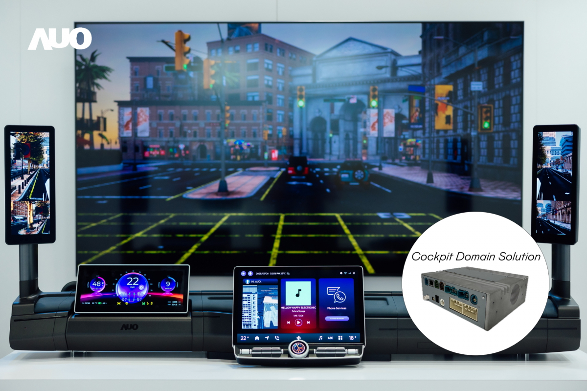 友達「智慧座艙域控解決方案」可做為車內運算的核心平台，驅動創新人機介面與豐富的座艙應用，獲得台灣精品標誌肯定