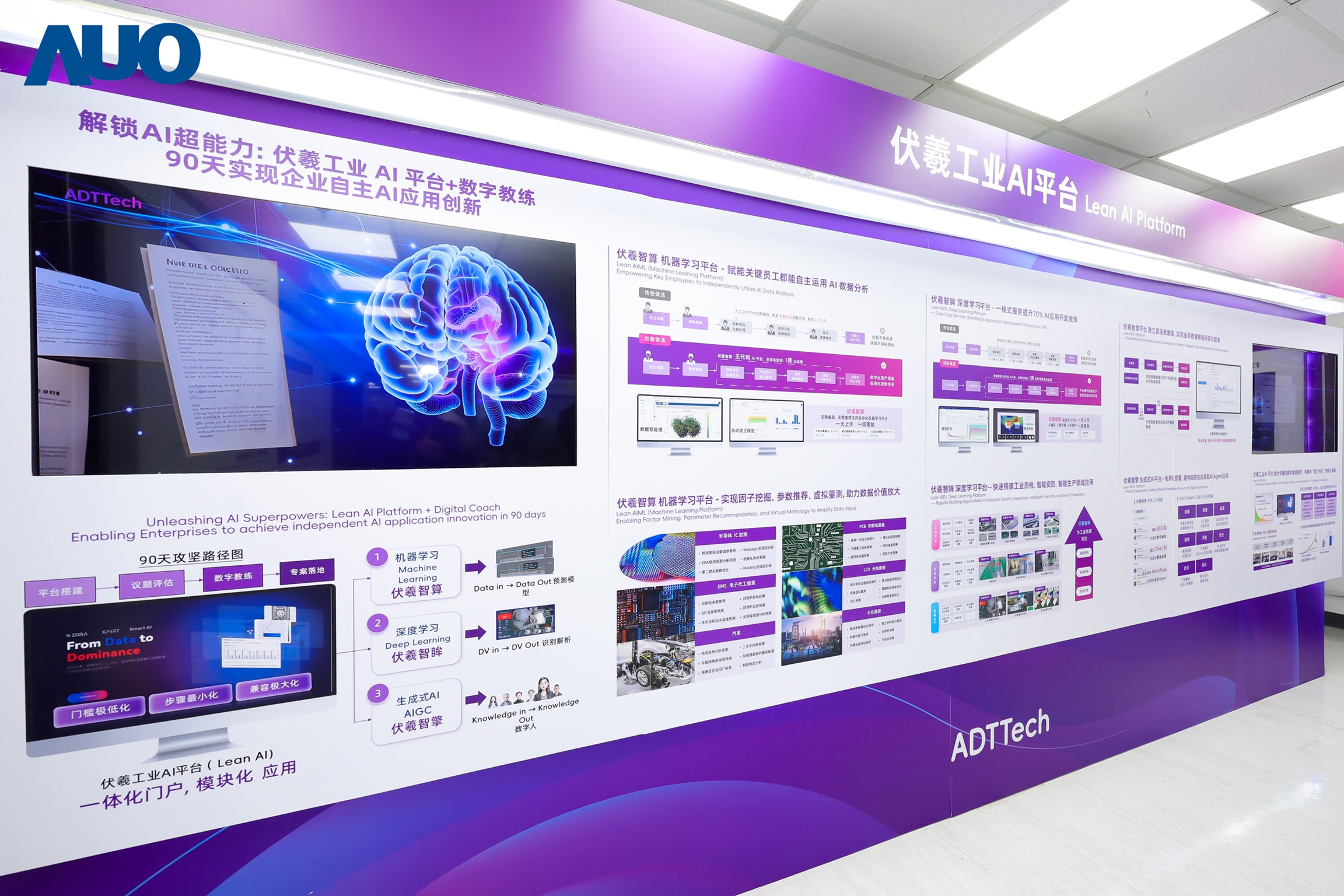 jinnian金年会历年来丰硕的智造经验与成果，进一步由子公司达智汇向外部输出，转化为可落地、可持续进化的数字解决方案，依托自主研发的数字平台与AI模型，至今已服务超过千家企业